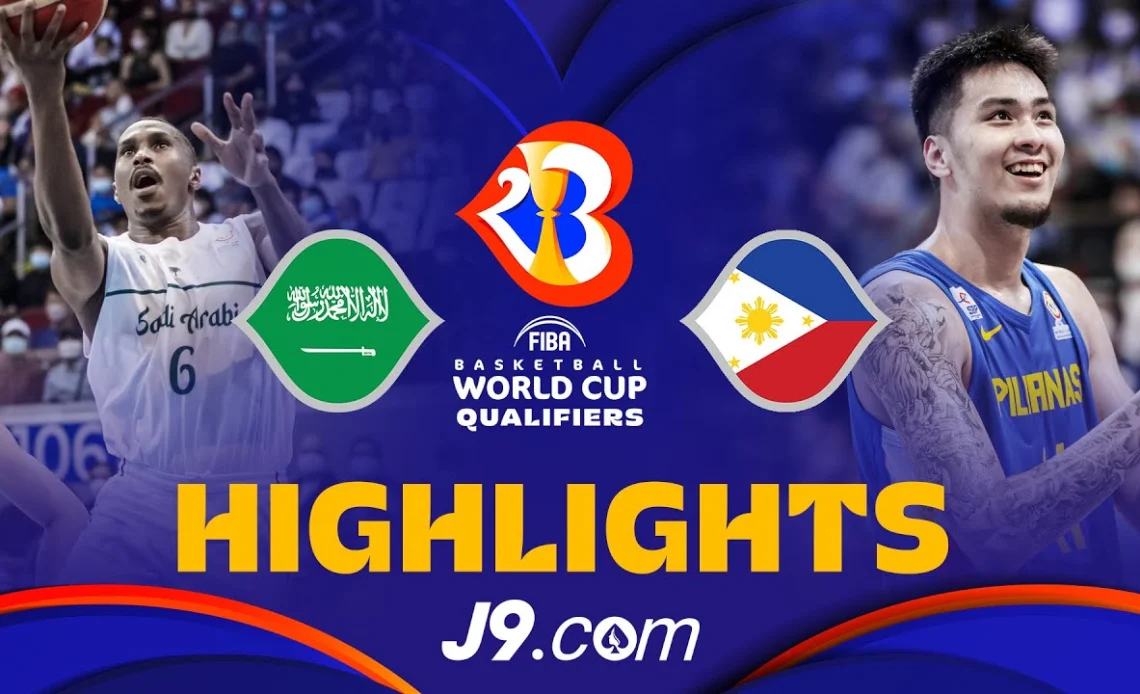 🇸🇦 Saudi Arabia vs 🇵🇭 Philippines | Basketball Highlights - #FIBAWC 2023 Qualifiers