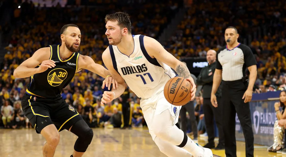 Steph Curry vs. Luka Doncic highlights NBA doubleheader