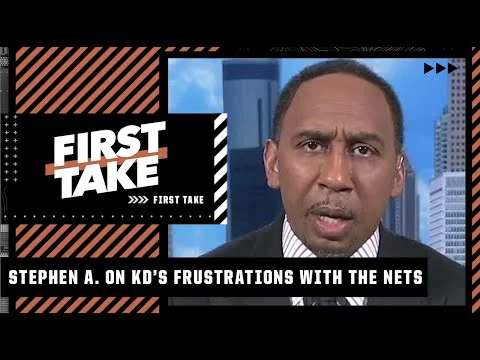 Stephen A. wants Kevin Durant to confront Kyrie Irving about his commitment to the Nets | First Take