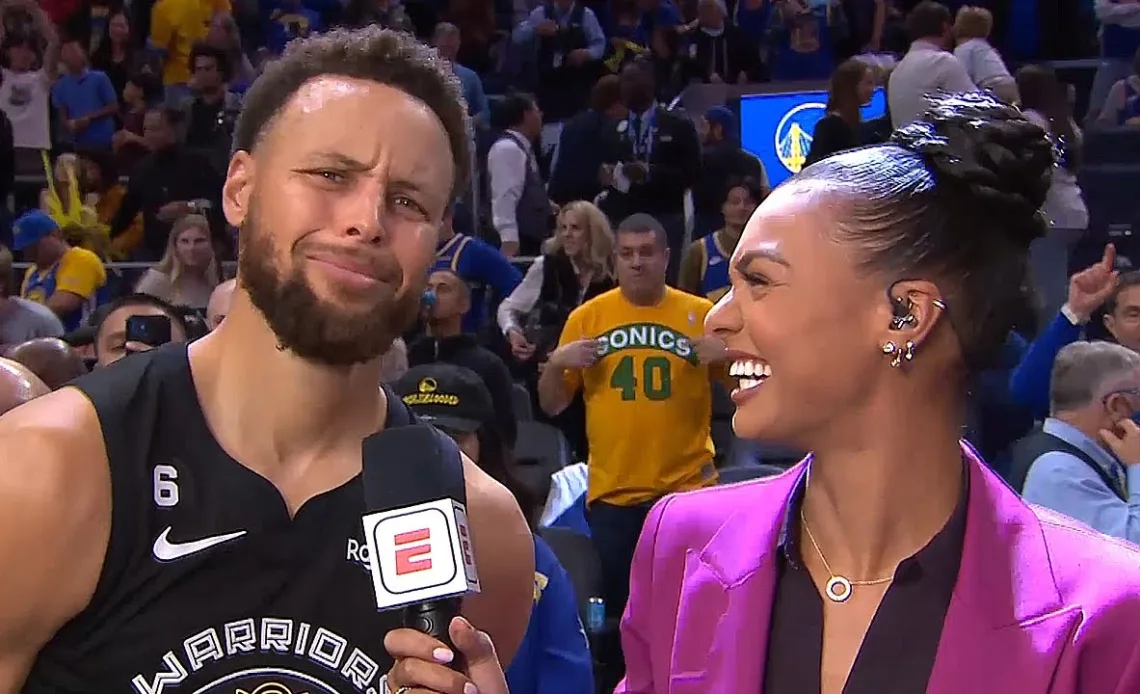 Steph's Reaction to Whether Wiggins Should be an All-Star, Postgame Interview