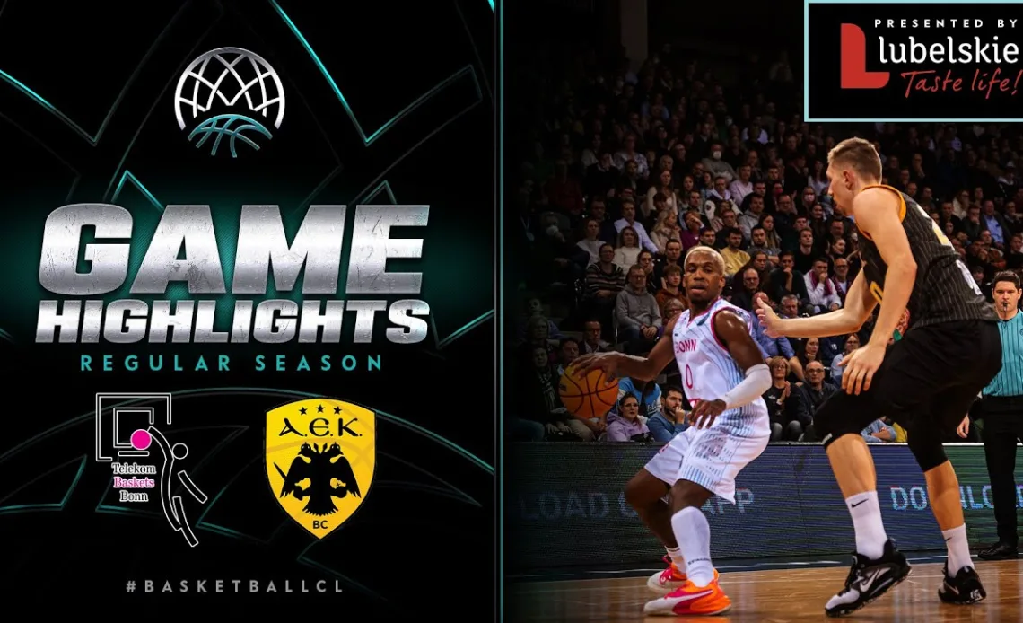 Telekom Baskets v AEK | Week 6 | Highlights - Basketball Champions League 2022/23