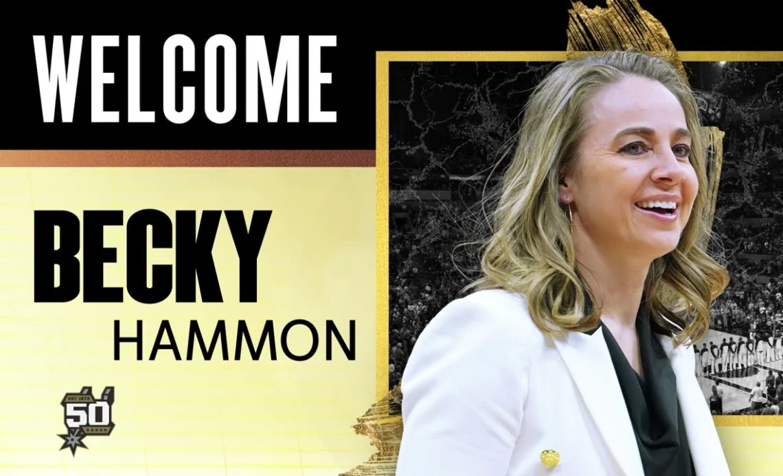 The San Antonio Spurs Welcome Back 2022 WNBA Champion and Las Vegas Aces Head Coach Becky Hammon