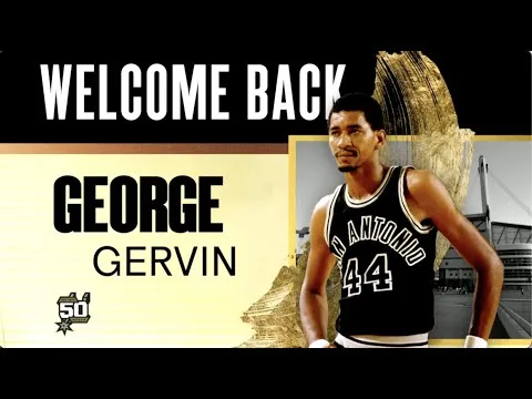 The San Antonio Spurs Welcome Back George "Iceman" Gervin