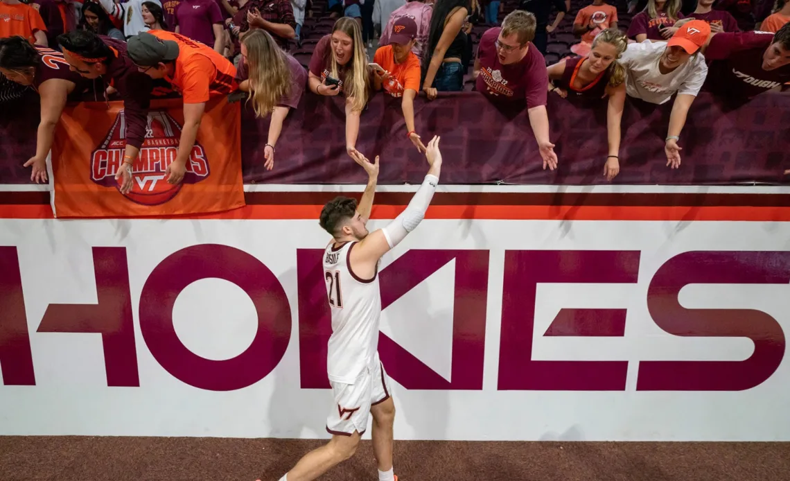 Virginia Tech men's basketball's game against Charleston Southern sold out