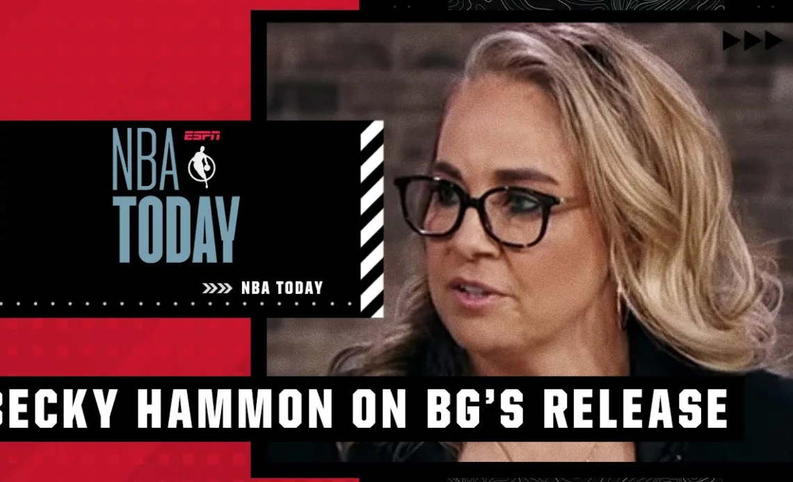 Becky Hammon applauds the WNBA & NBA for keeping Brittney Griner's name in the news | NBA Today