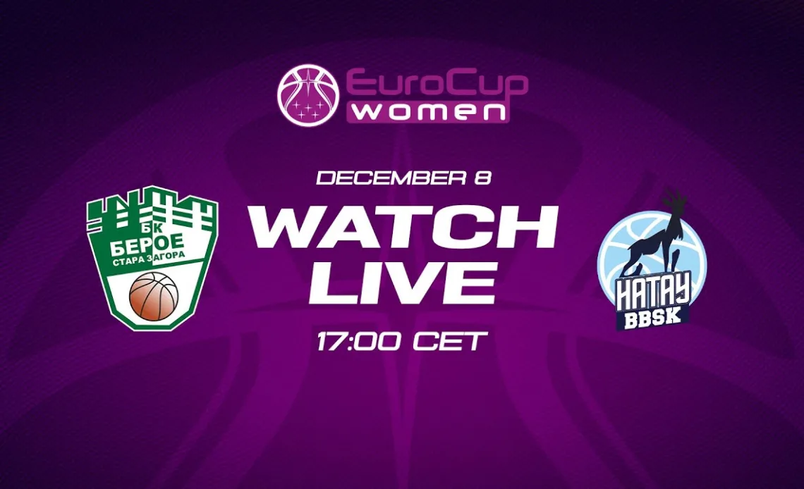 Beroe v Hatay BB Spor |Full Basketball Game| EuroCup Women 2022-23