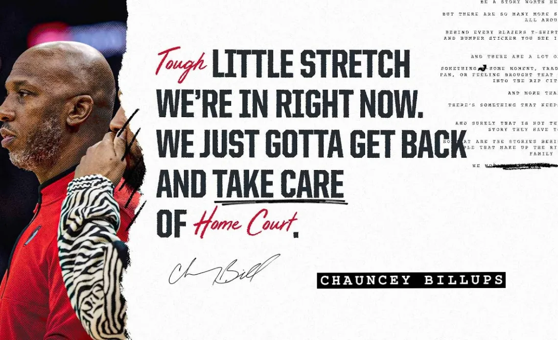 Chauncey Billups: "We just gotta get back and take care of home court" | Nov. 27