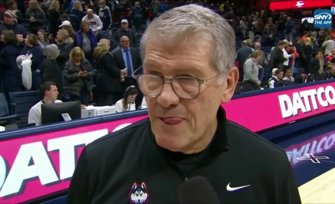 Coach Geno Auriemma After #6 UConn Huskies SQUEAK By Princeton At Home | Post Game Interview