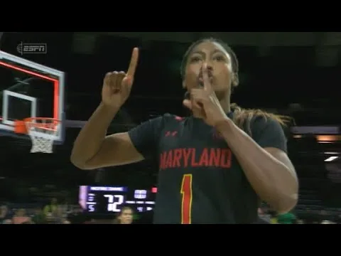 DIAMOND MILLER SHUSHES CROWD, GAME-WINNER AT BUZZER! Her 31pts Led #20 Maryland UPSET #7 Notre Dame