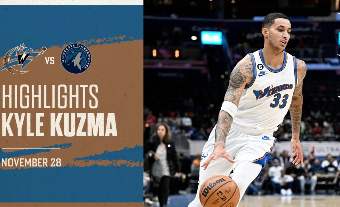 Highlights: Kyle Kuzma puts up 23 points vs Minnesota Timberwolves - 11/28/22