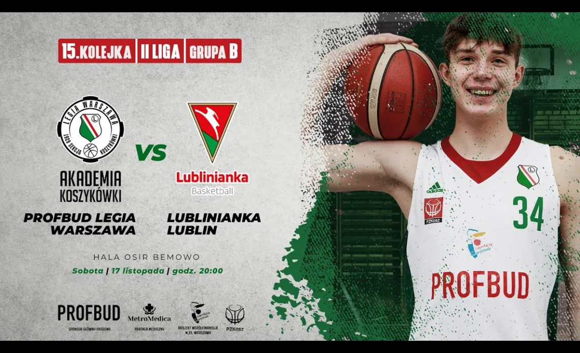 II liga | Profbud Legia Warszawa - Lublinianka Lublin | LEGIA KOSZ