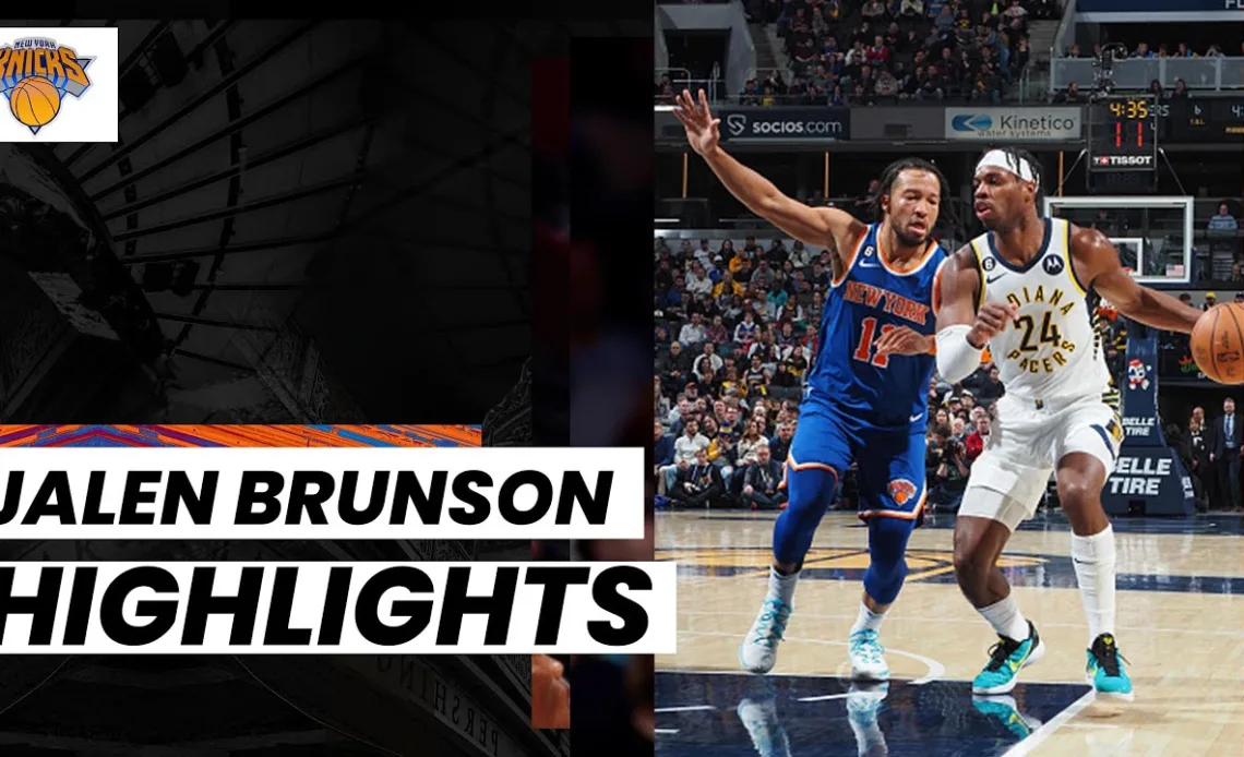 Jalen Brunson Leads the Team in KNICKS WIN Over Indiana | NY Knicks @ Indiana Pacers (Dec. 18, 2022)