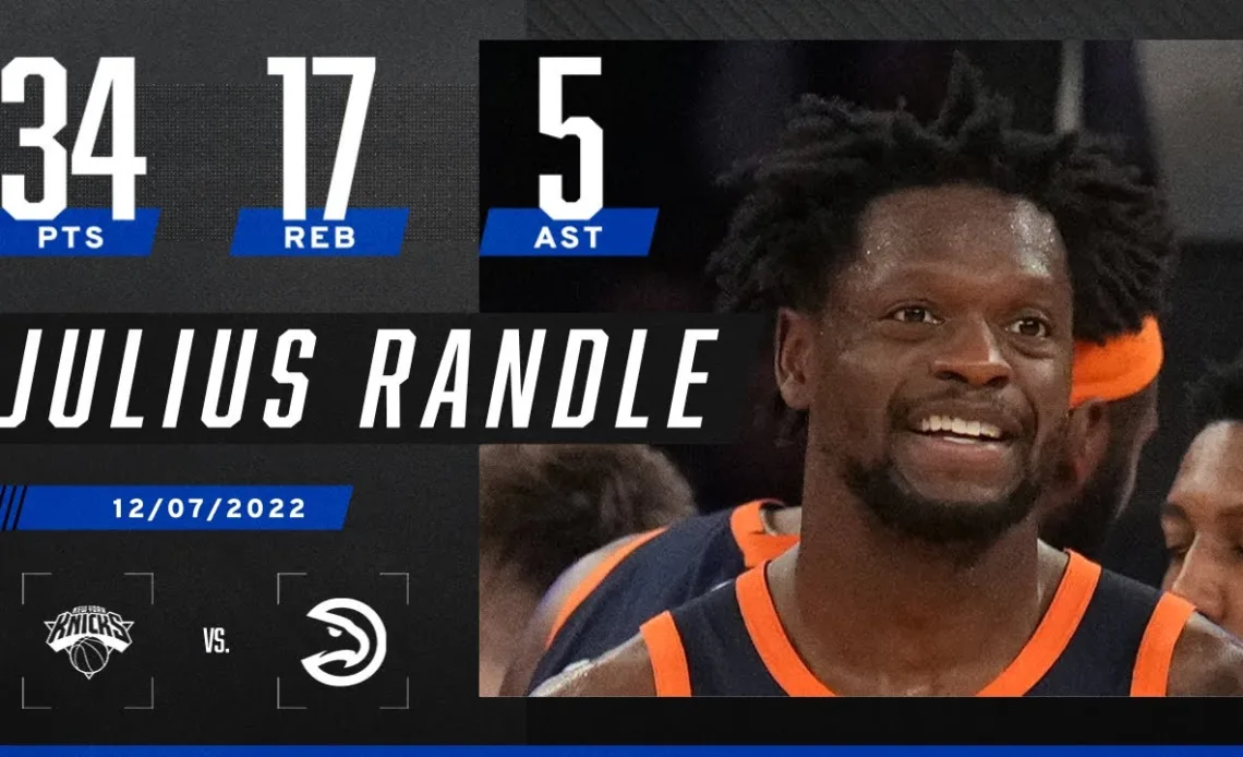 Julius Randle helps Knicks get REVENGE on Trae Young & the Hawks 🔥