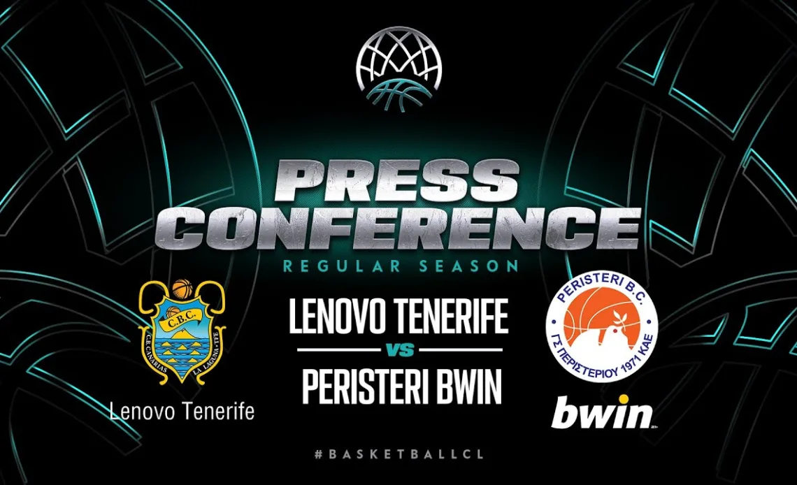 LIVE 🔴 Lenovo Tenerife v Peristeri bwin - Press Conference | Basketball Champions League 2022/23