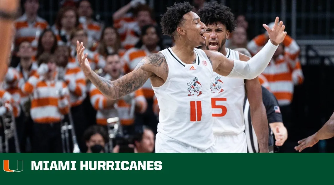 MBB Ascends to No. 14 in AP Poll – University of Miami Athletics