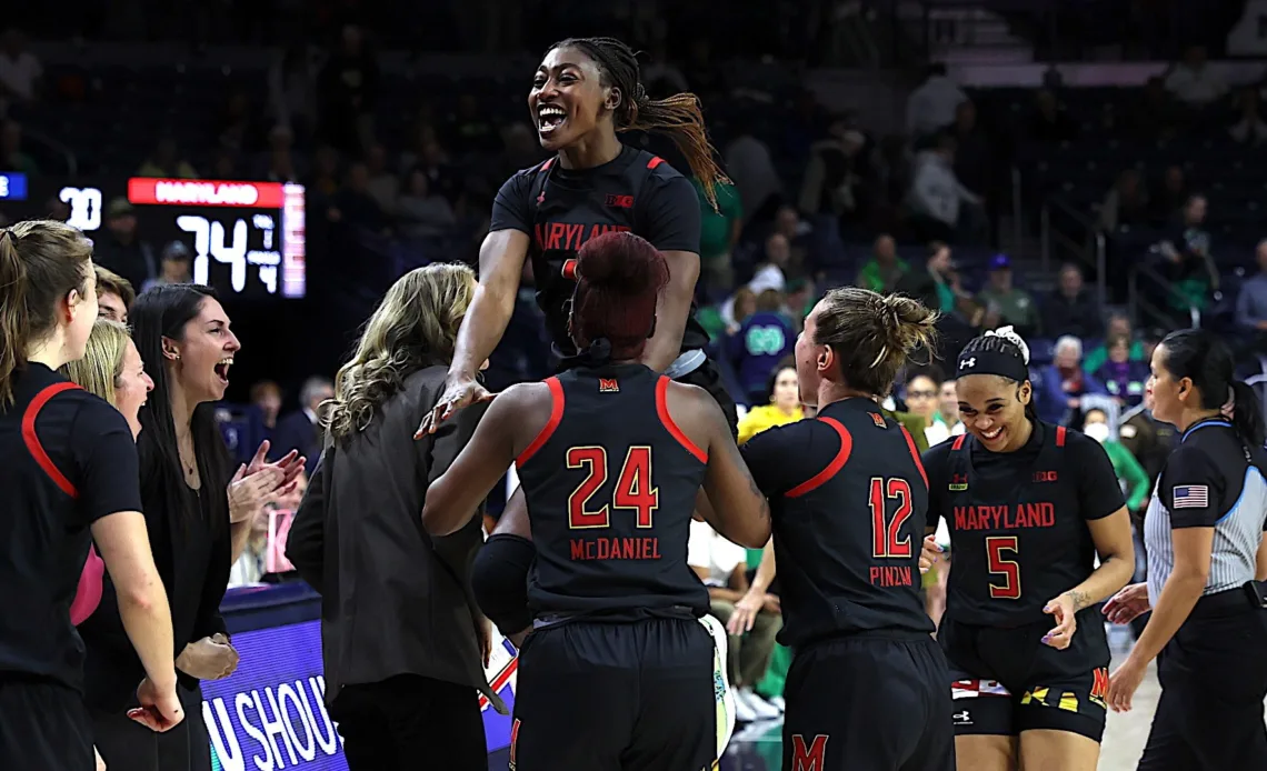 Miller Sinks Game-Winning Jumper As Time Runs Out, No. 20 Terps Top No. 7 Notre Dame 74-72