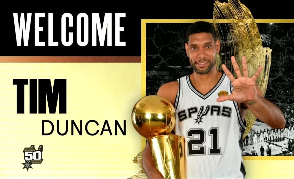 The San Antonio Spurs Welcome Back Five-Time NBA Champion Tim Duncan