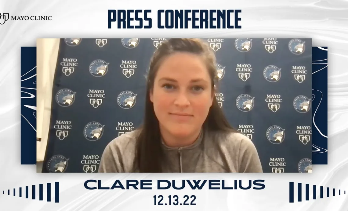 "We Have A Great Opportunity Ahead Of Us." | Clare Duwelius Press Conference | 12.13.22