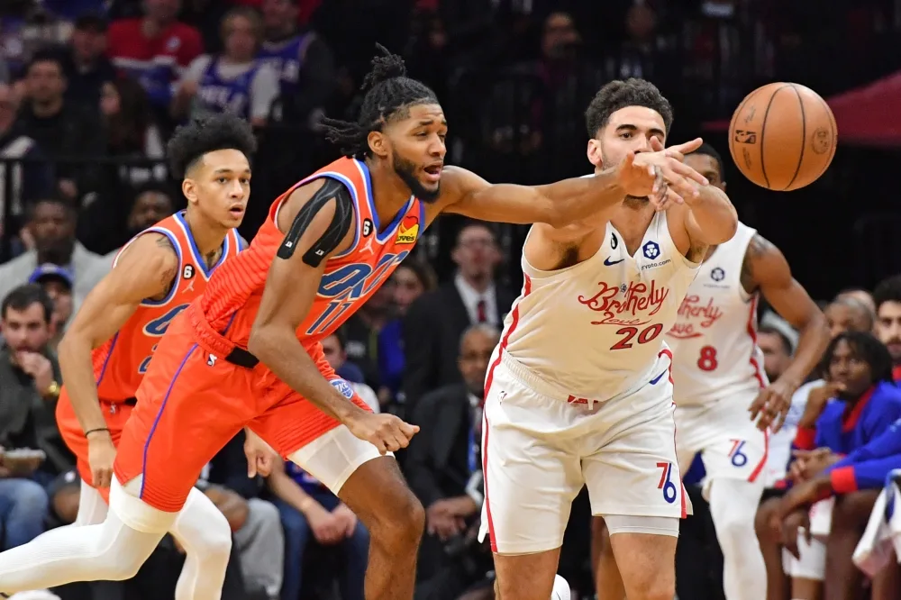 76ers address perimeter defensive struggles after home loss to Thunder