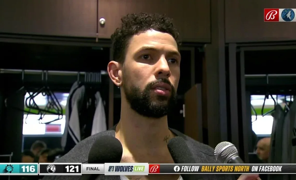 Austin Rivers speaks highly of Anthony Edwards, Kyle Anderson after beating Suns | NBA on ESPN