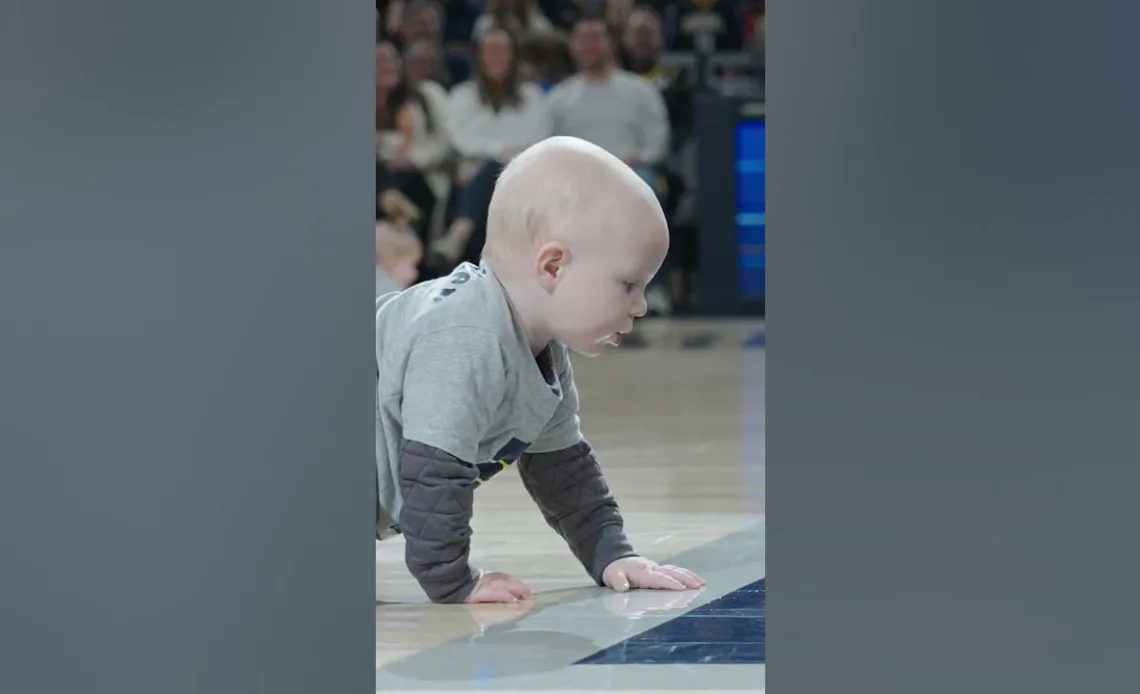 Baby Race at the Indiana Pacers Game | #shorts