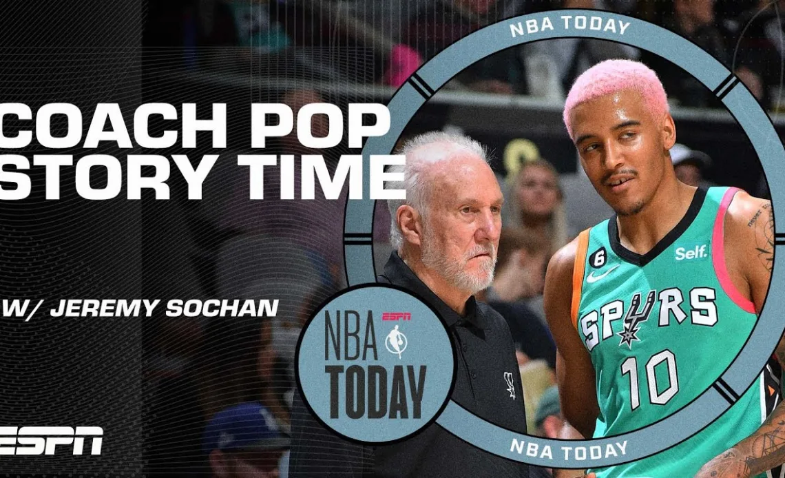 Coach Pop story time with Jeremy Sochan | NBA Today