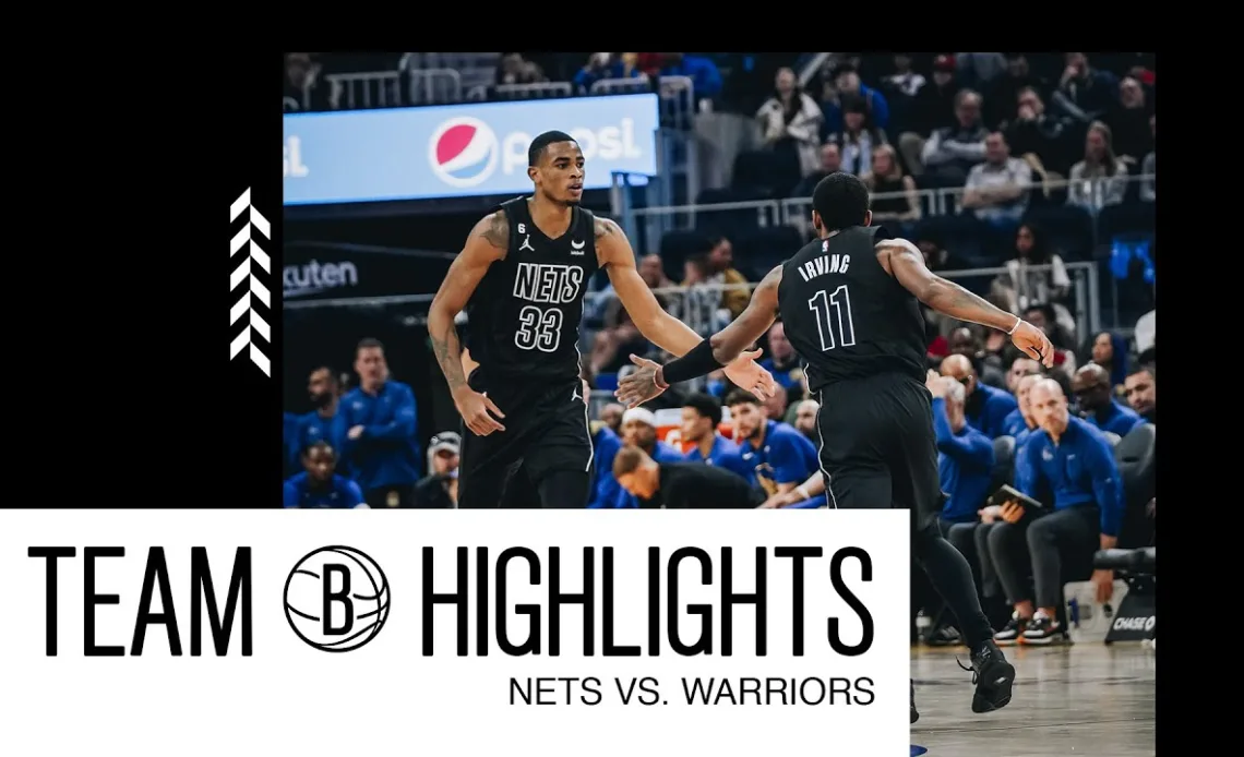 Game Highlights | Brooklyn Nets vs. Golden State Warriors | 1.22.23