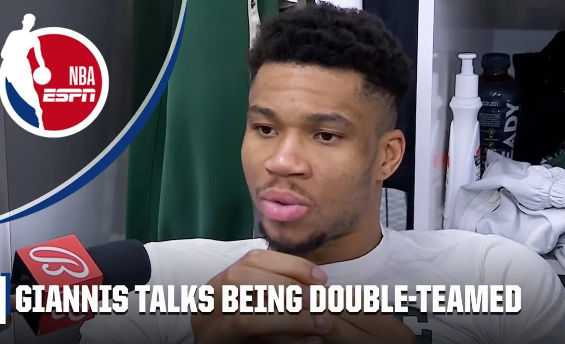 Giannis explains his decision-making process when double-teamed | NBA on ESPN