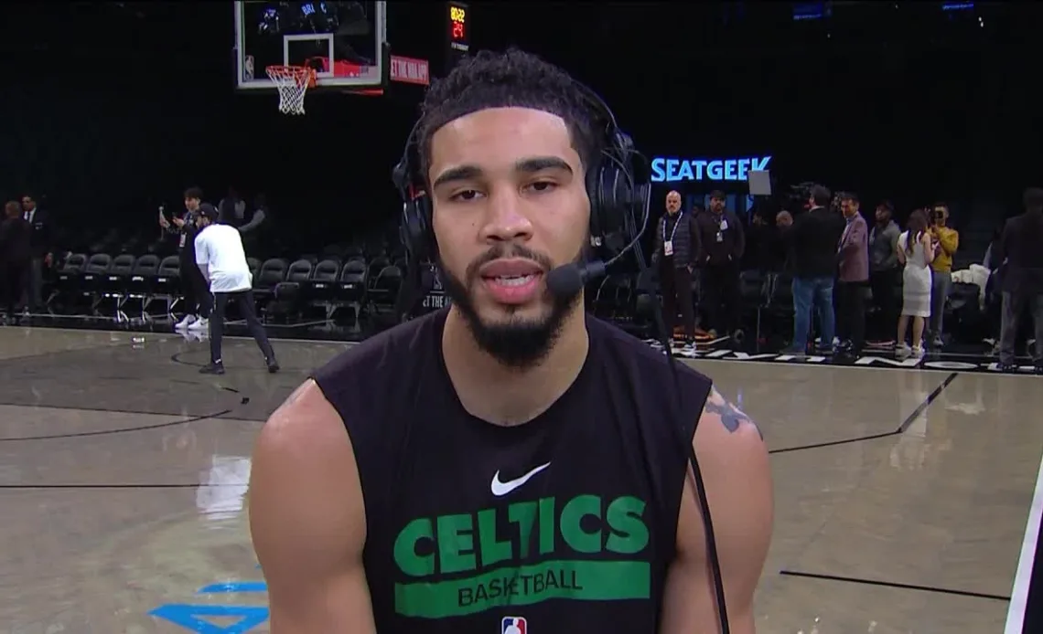 Jayson Tatum Pregame Interview with Inside the NBA | January 12, 2023