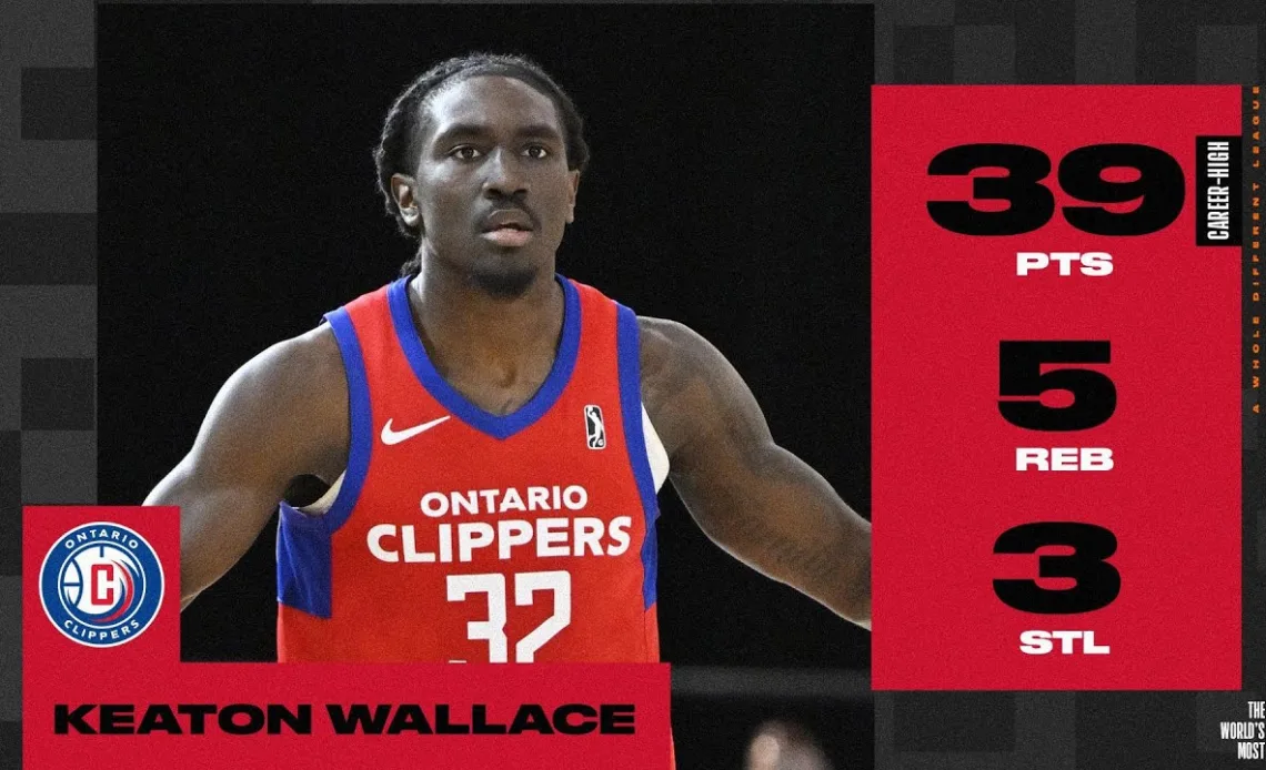 Keaton Wallace Logs CAREER-HIGH 39 PTS For Ontario In Win