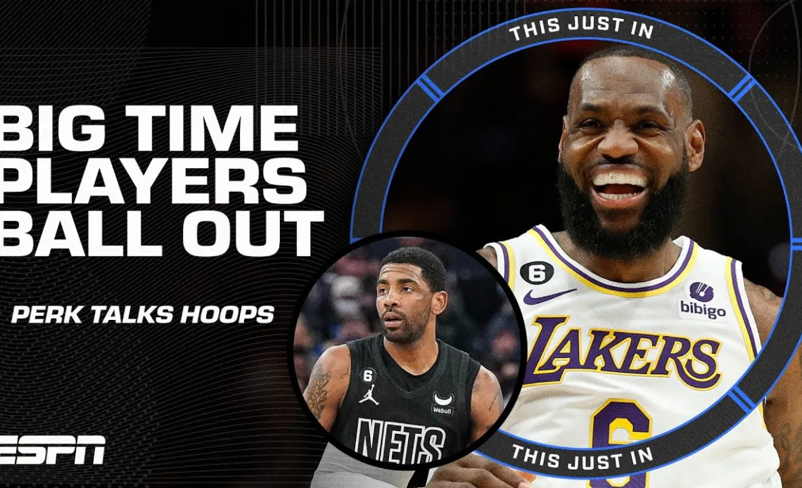 Kendrick Perkins reacts to the Lakers' comeback win & Kyrie Irving's big time game | This Just In