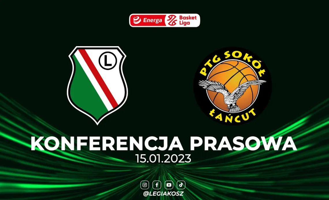 Konferencja prasowa po meczu Legia Warszawa - Rawlplug Sokół Łańcut | LEGIA KOSZ