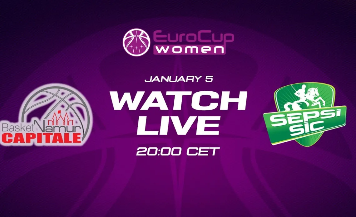 LIVE - Basket Namur Capitale v ACS Sepsi-SIC | EuroCup Women 2022-23