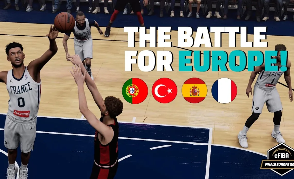 LIVE - Finals Europe 2023 | eFIBA Season 1 🏀| 5v5 NBA2K Pro Am mode