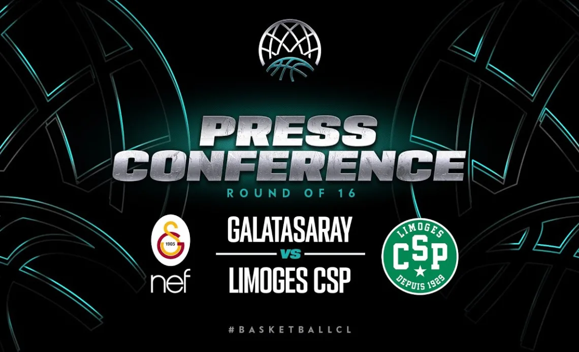 LIVE 🔴 Galatasaray NEF v Limoges CSP - Press Conference | Basketball Champions League 2022/23
