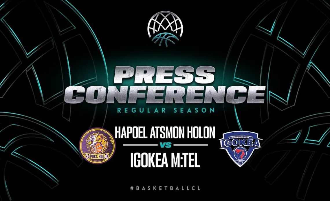 LIVE 🔴 Hapoel Atsmon Holon v Igokea m:tel - Press Conference | Basketball Champions League 2022/23