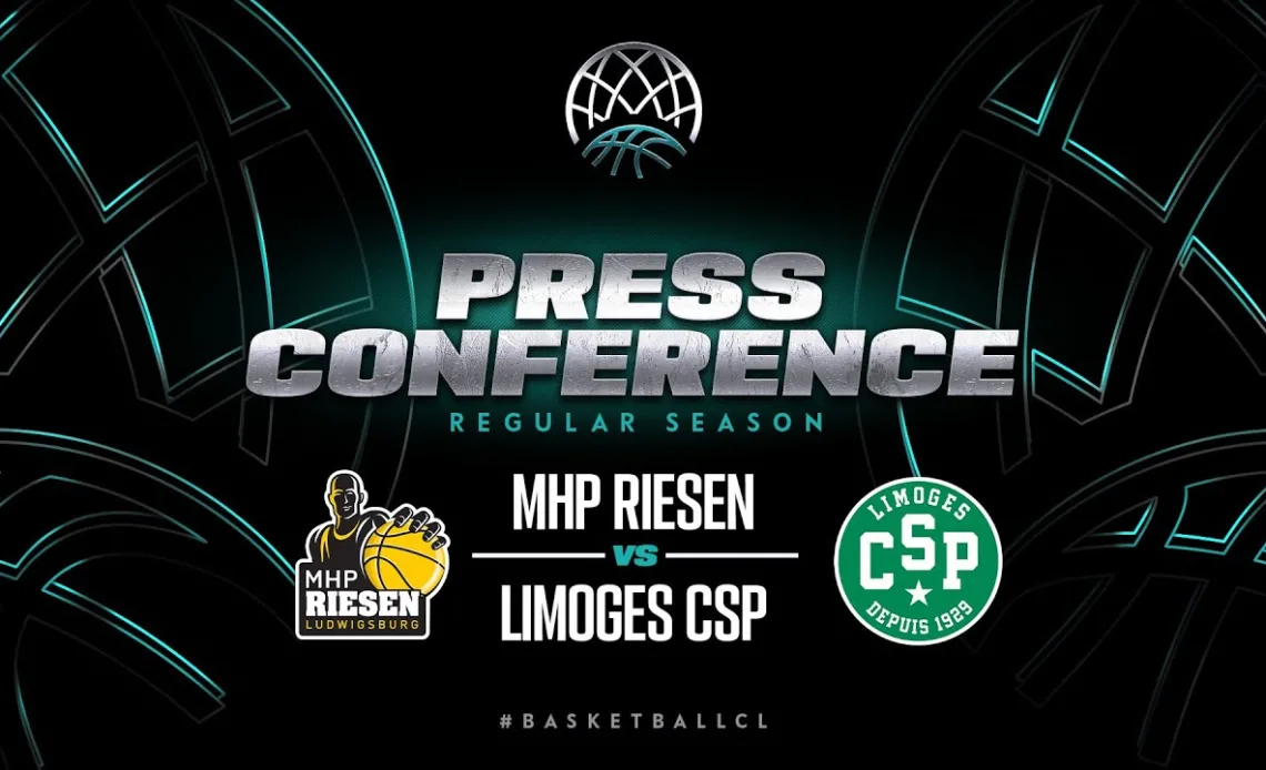LIVE 🔴 MHP Riesen v Limoges CSP - Press Conference | Basketball Champions League 2022/23
