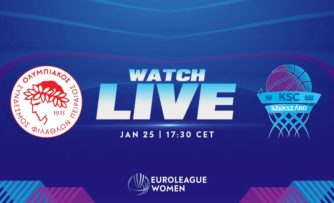 LIVE - Olympiacos SFP v Atomeromu KSC Szekszard | EuroLeague Women 2022-23
