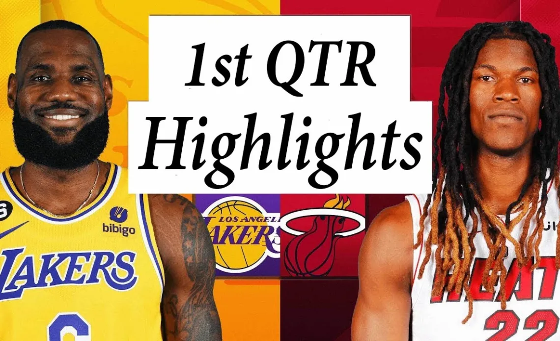 Los Angeles Lakers vs. Miami Heat Full Highlights 1st QTR | Jan 4 | 2023 NBA Season