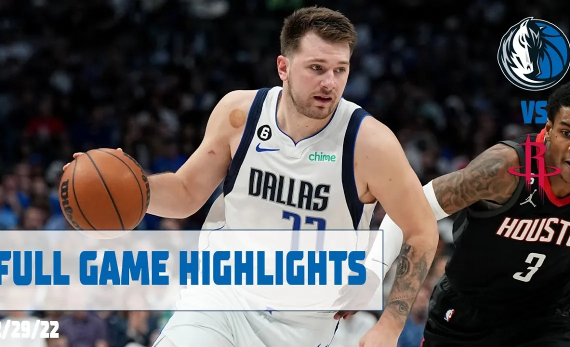Luka Doncic (35 points, triple-double) Highlights vs. Houston Rockets