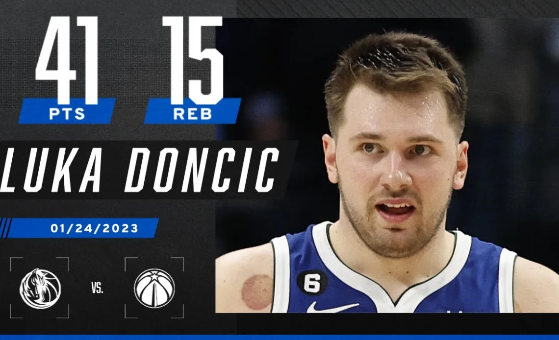 Luka Doncic LOCKS IN for his 10th 40-point game of the season 😳 | NBA on ESPN
