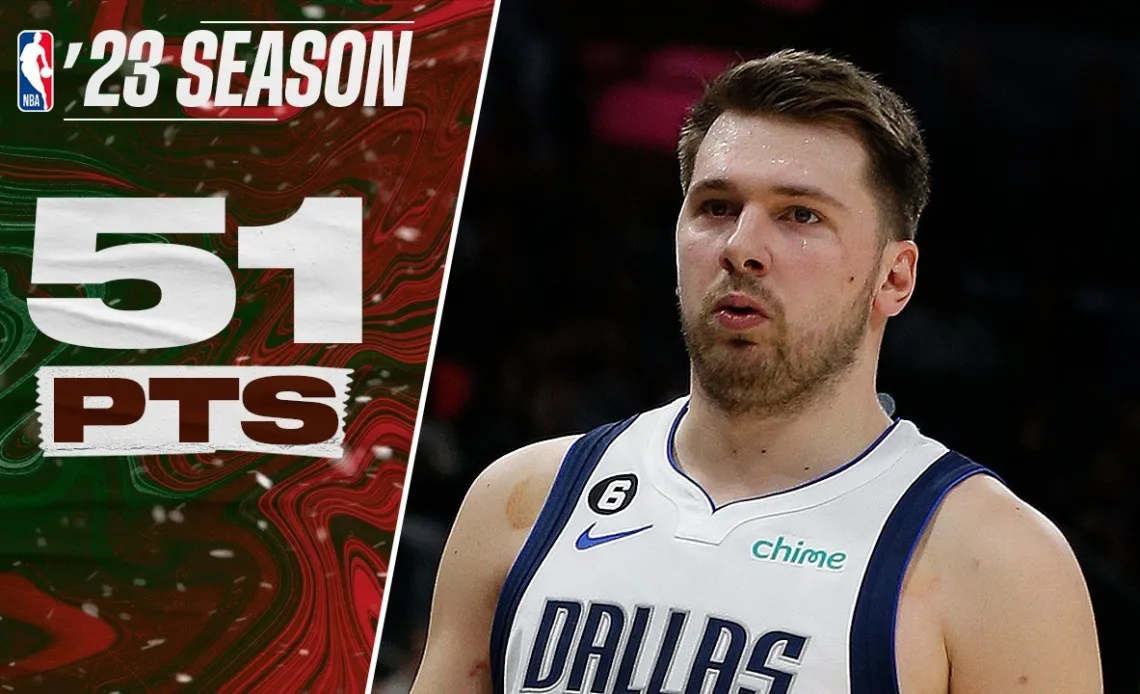 Luka Doncic WENT OFF! 51 PTS Full Highlights vs Spurs 🔥