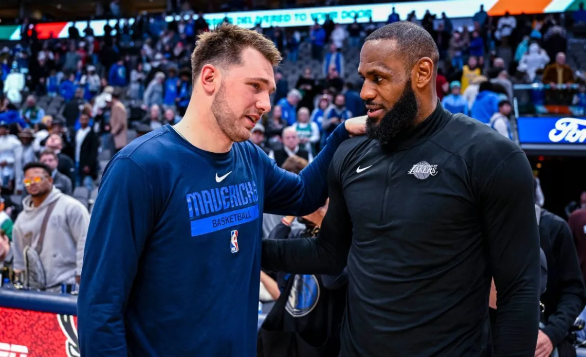 Luka, heir to the NBA's eventual points king? For now, he's just amazed by watching LeBron
