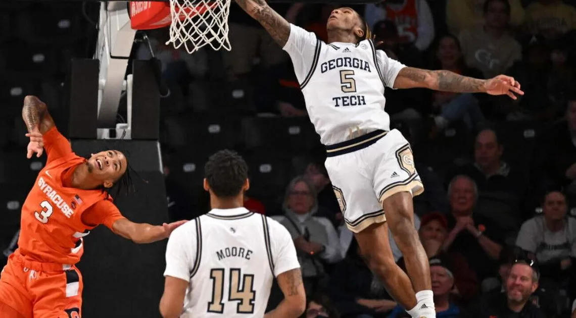Men's Basketball Travels for Rematch with No. 24/23 Clemson – Men's Basketball — Georgia Tech Yellow Jackets