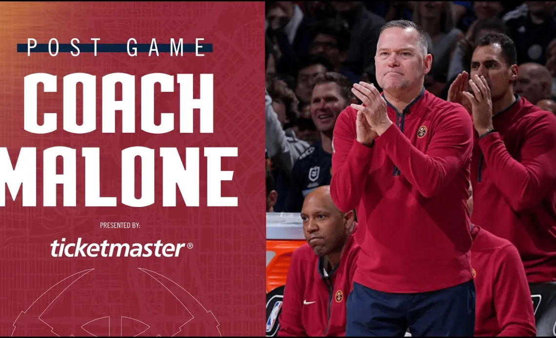 Nuggets Postgame Media: Coach Malone | LAC vs. DEN