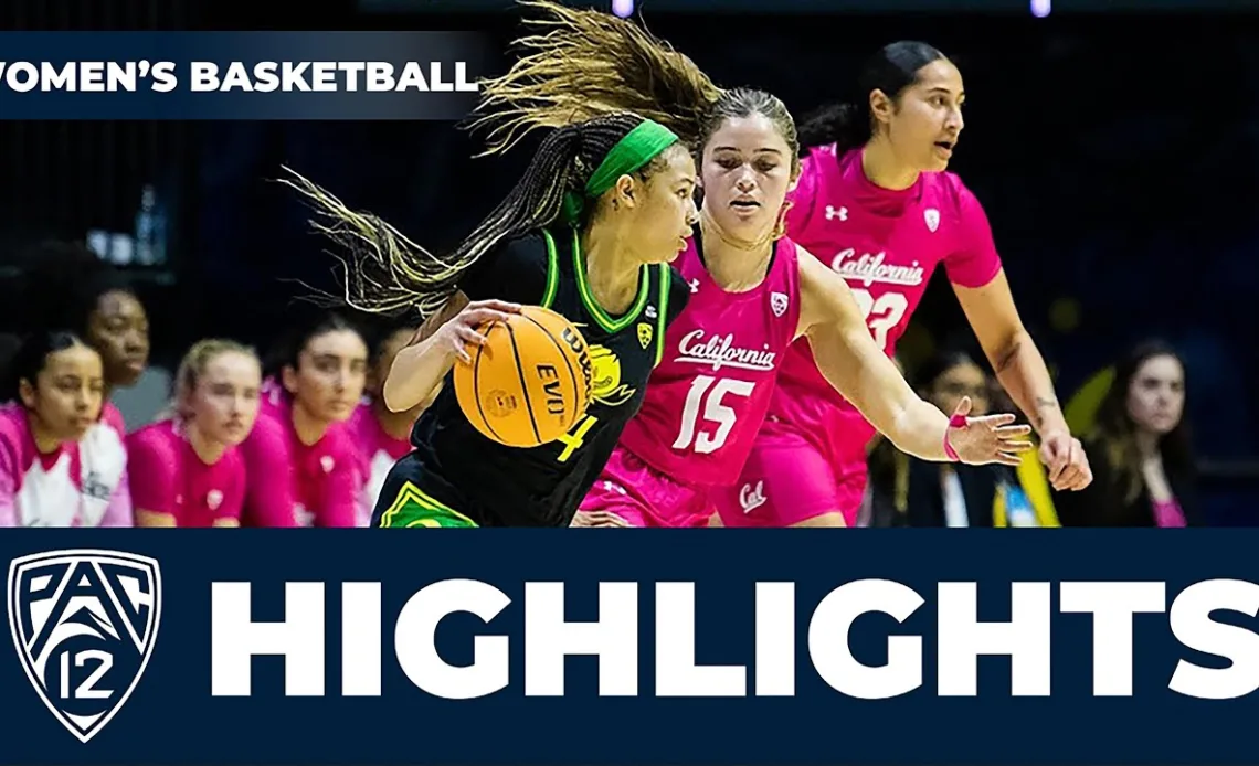 Oregon vs. California | Game Highlights | College Women's Basketball | 2022-23 Season