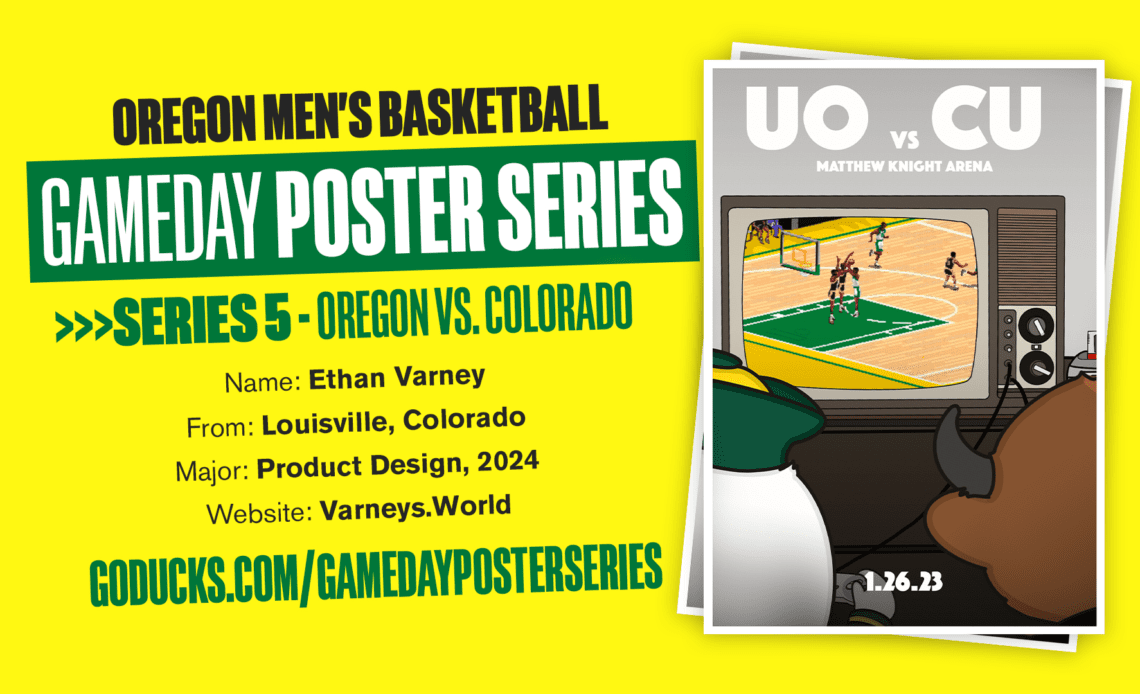 Oregon vs. Colorado Gameday Poster Released