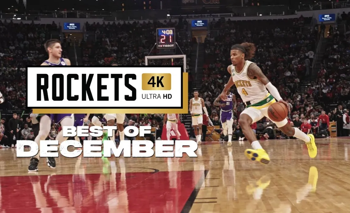 Rockets in 4K | Best of December | Houston Rockets | 120 fps