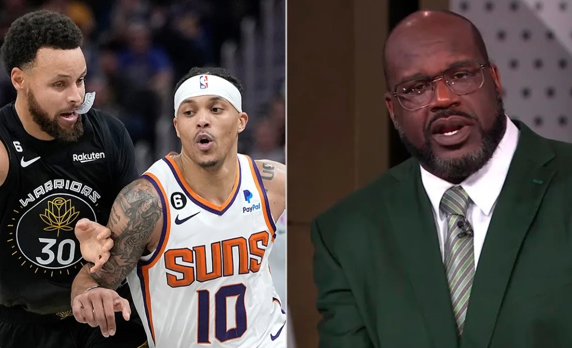 SHAQ & TNT Crew reacts to Suns vs Warriors Highlights | January 10, 2023