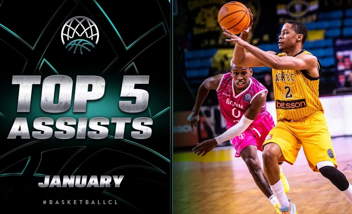 TOP 5 ASSISTS | January | Basketball Champions League 2022-23